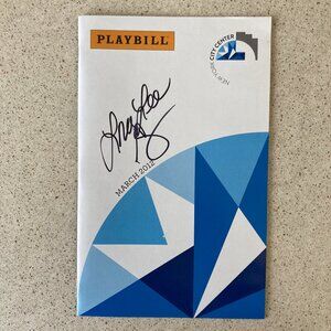 Lora Lee Gayer (Only) Signed Playbill Pipe Dream Encores! Laura Osnes Will Chase